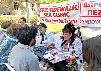 Free Sidewalk Sex Clinic Athens Photo