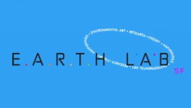 Earth Lab SF logo on blue background